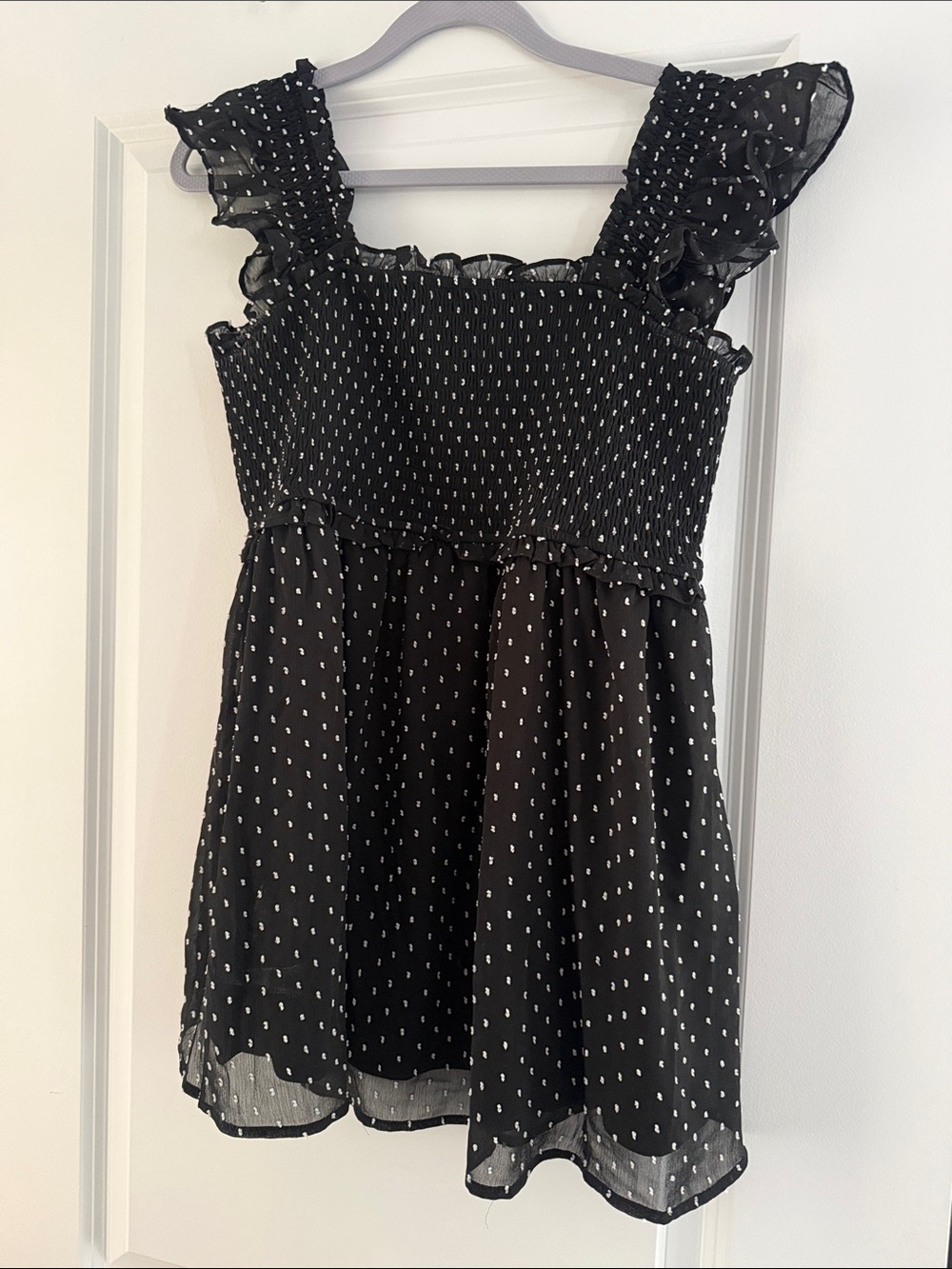 New without tags - Motherhood Black and White polkadot top